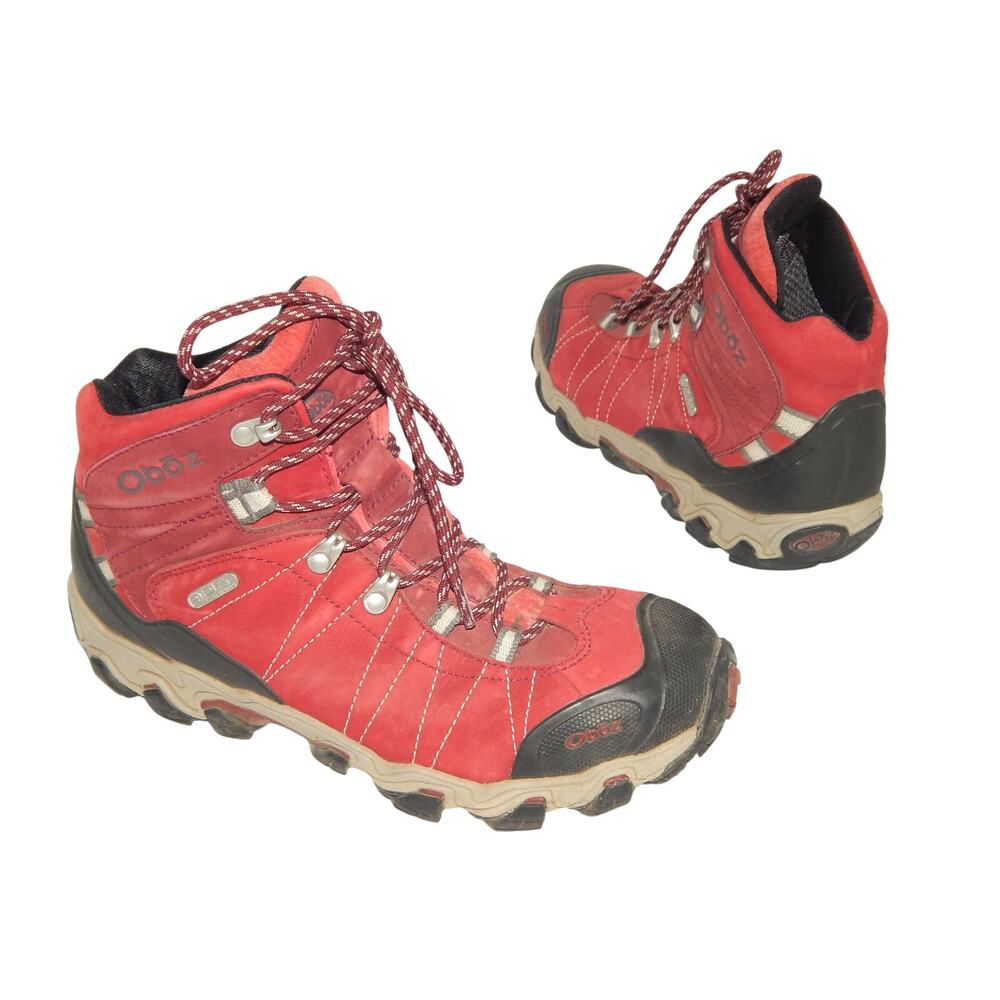 OBOZ Bridger Mid B-DRY Waterproof Leather Hiking Hunting Boots Men 10.5
